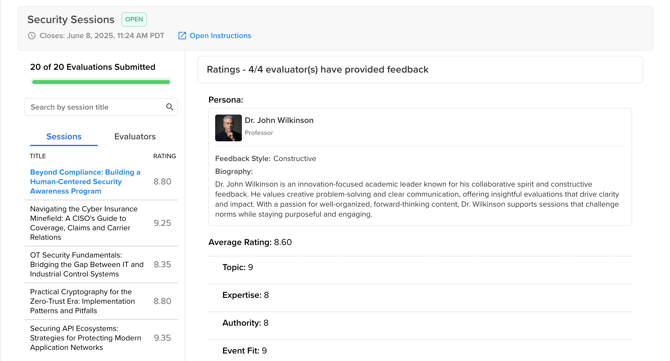 Eval Results-1 - Scores