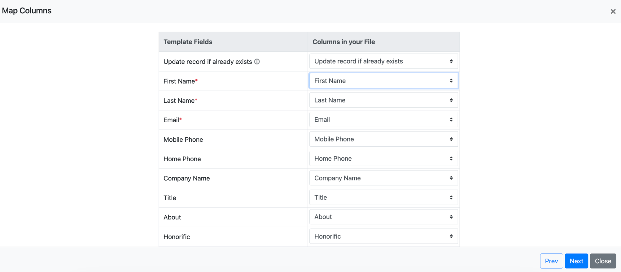 Importing Data